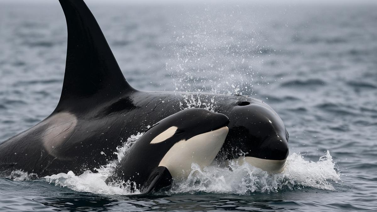 Косатки в океане