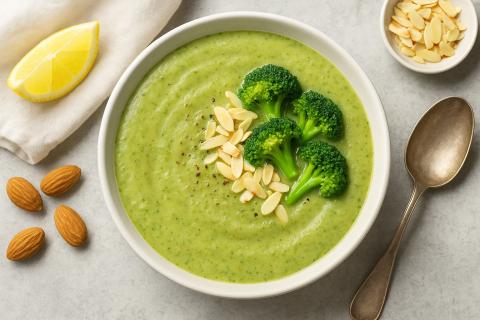 Суп-пюре из брокколи готовят с мягким сливочным вкусом — Едим дома