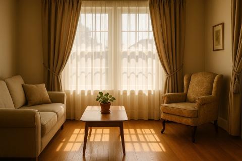Elle Decor: занавески формируют атмосферу и стиль современного интерьера