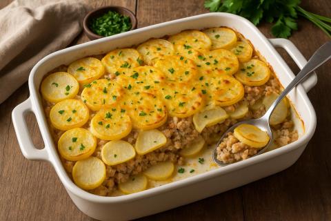 Рецепт запеканки из молодой репы и куриного фарша — сезонное блюдо июля