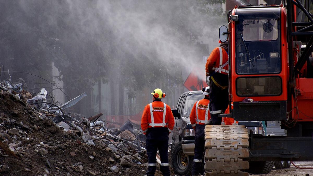 Ликвидация последствий землетрясения