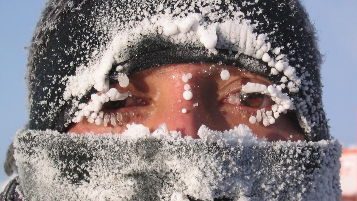 Замерзшее лицо