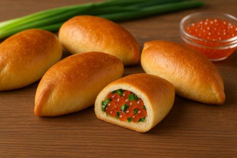 Историки кухни отмечают: пирожки с икрой и луком возвращаются как часть северной гастрономической традиции