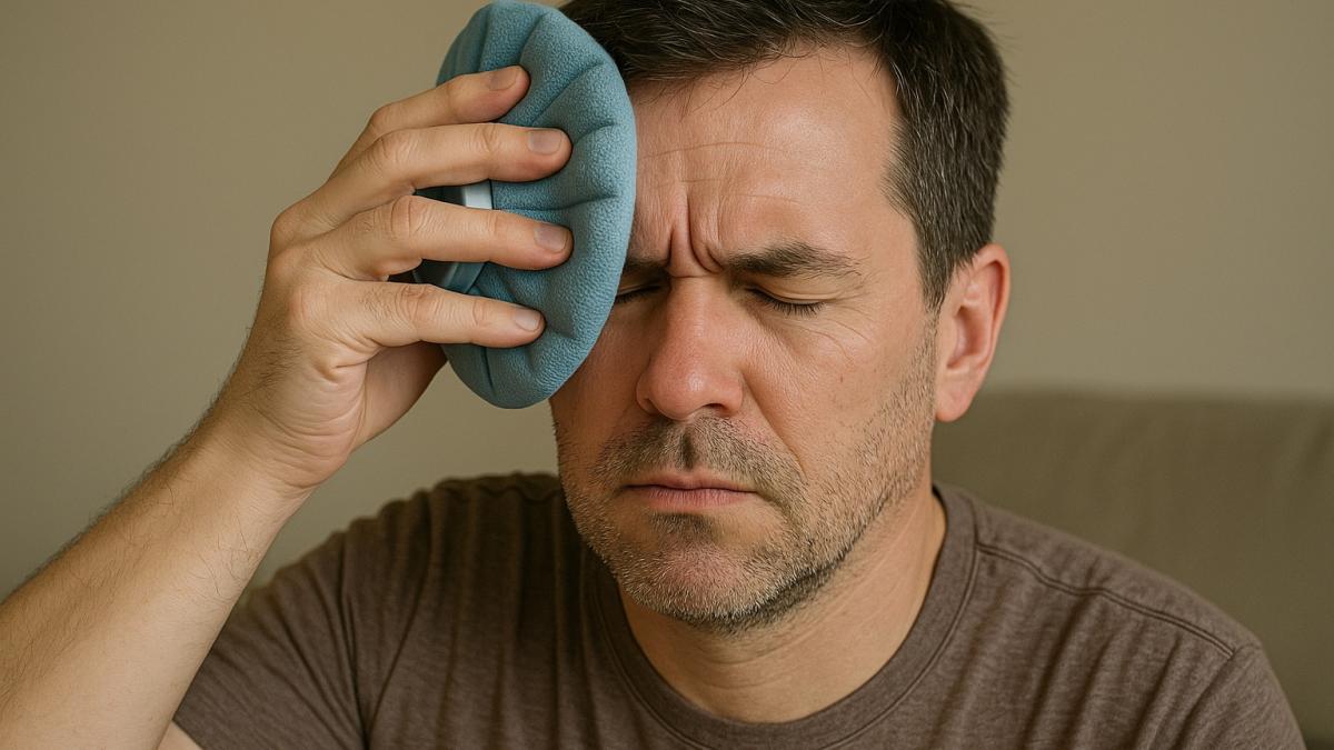 Холодный компресс при головной боли