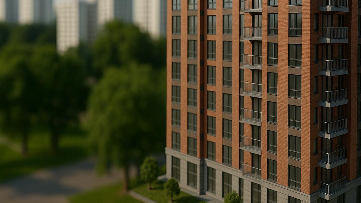 Новостройка летом