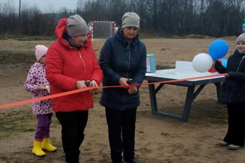 Новый этап проекта Солнечный дворик: в Карелии открыли обновленную спортивно-игровую площадку