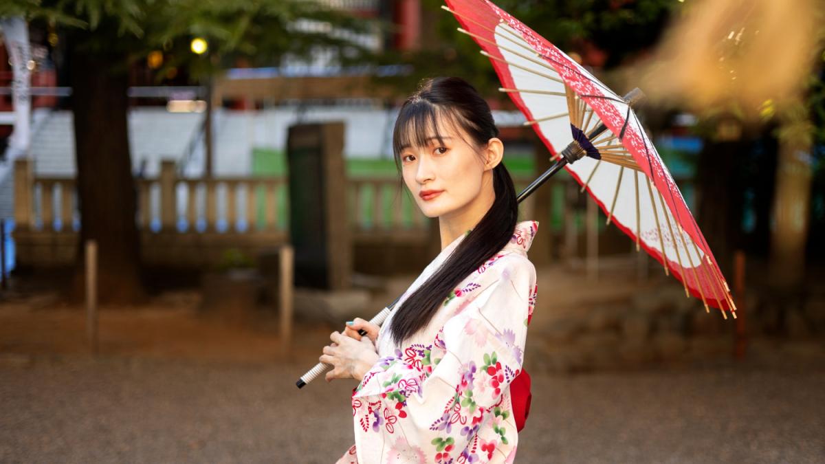 Девушка японка