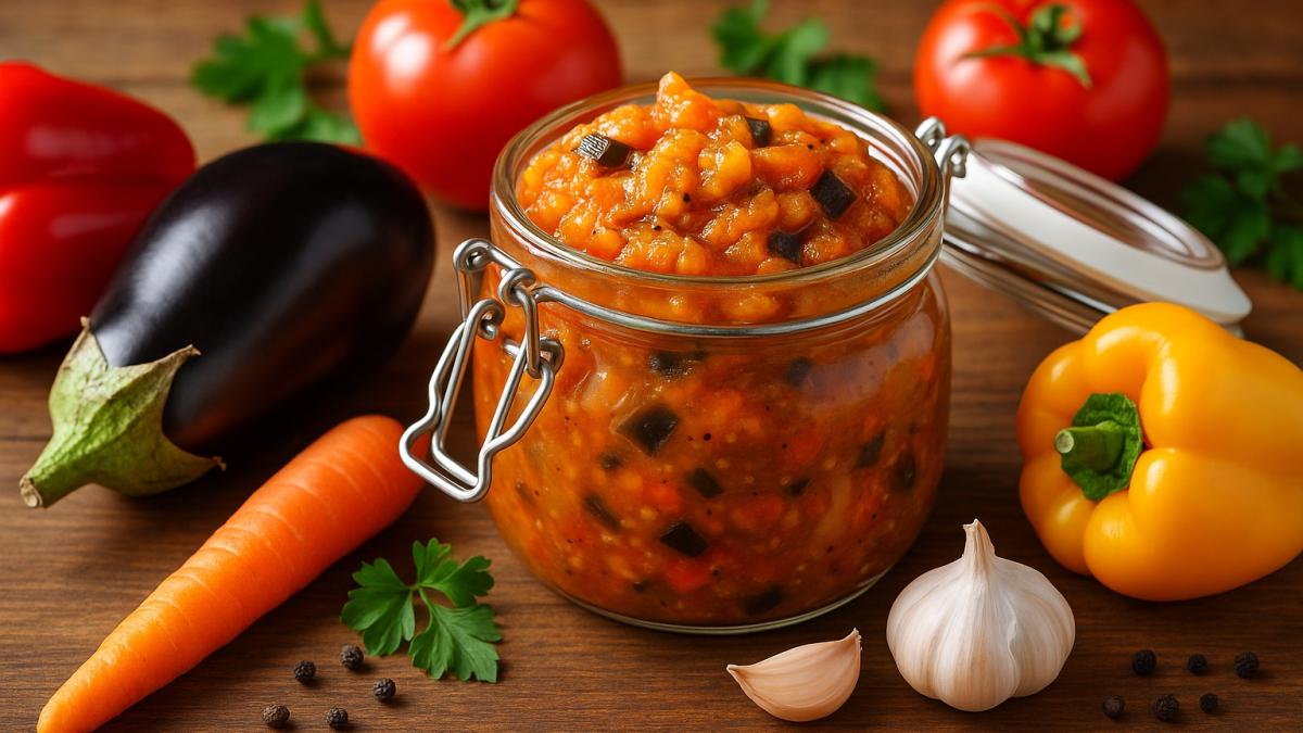 Овощная икра с баклажанами Овощная икра с баклажанами