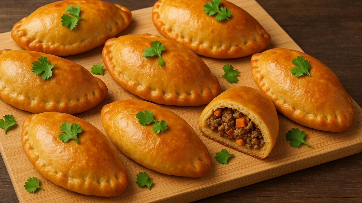 Пирожки с карри и говядиной Пирожки с карри и говядиной