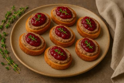 Закуска, которая ломает стереотипы: сладость ягод и нежность мяса Закуска, которая ломает стереотипы: сладость ягод и нежность мяса