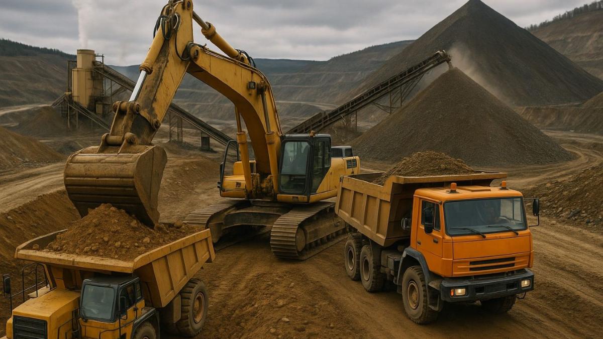 Золотодобыча в России