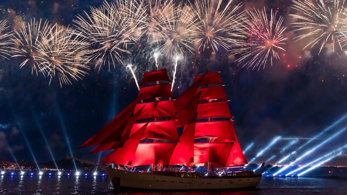 Алые Паруса 2019. Бриг Россия Алые Паруса 2019. Бриг Россия