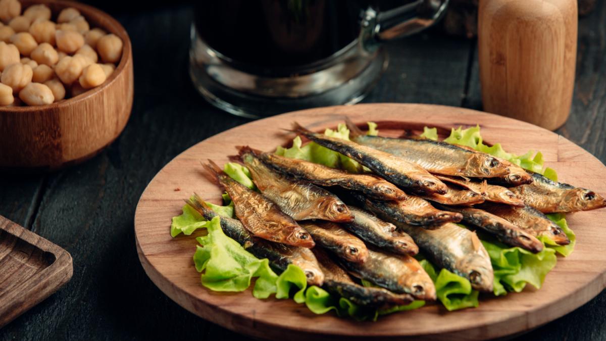 Запечённая корюшка