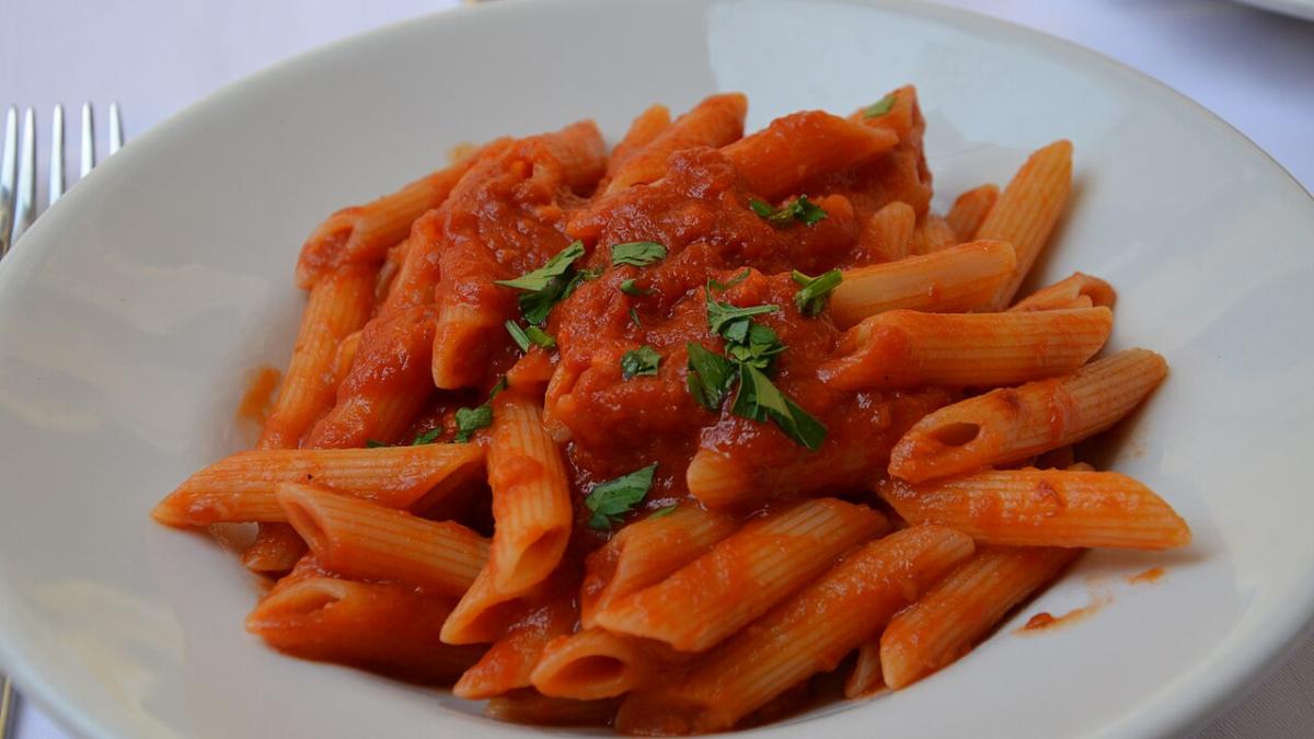 Паста с томатным соусом
