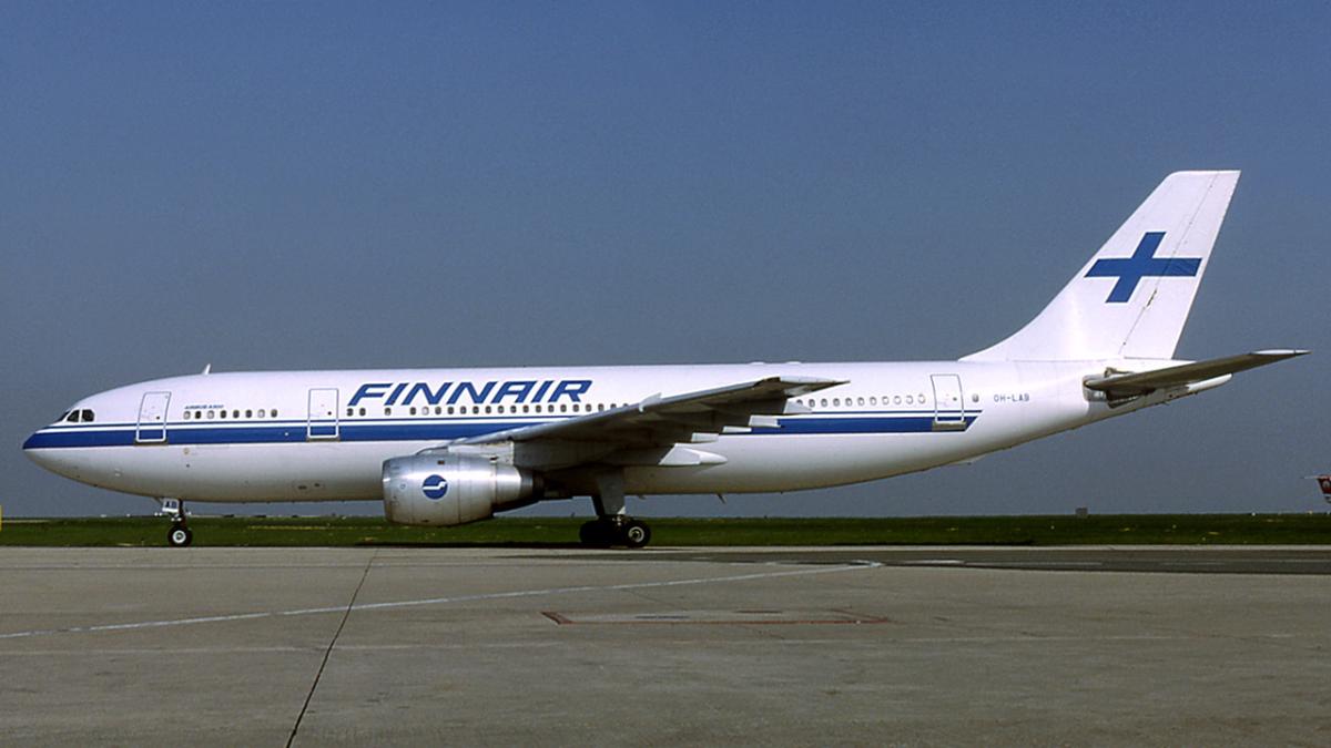 Finnair A300B4 OH-LAB at LFPG 19930506 Finnair A300B4 OH-LAB at LFPG 19930506