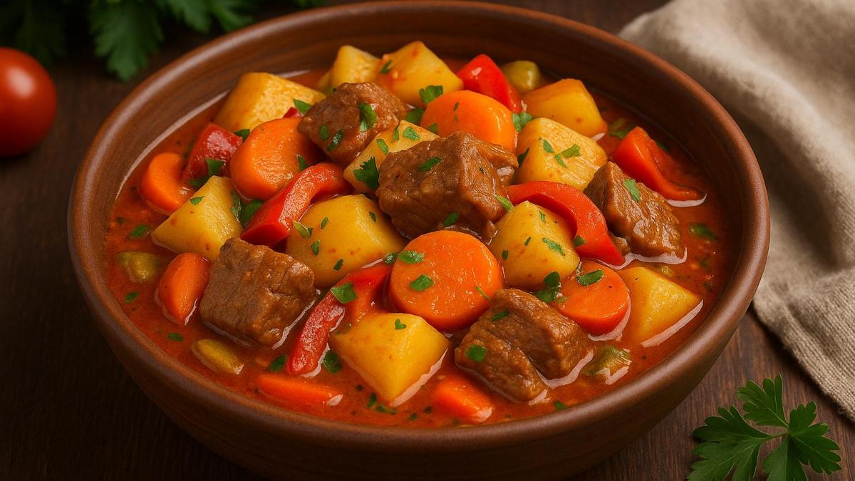 Рагу из телятины с овощами Рагу из телятины с овощами