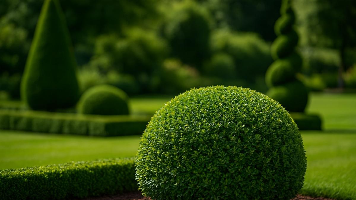 Самшит в ландшафтном саду
