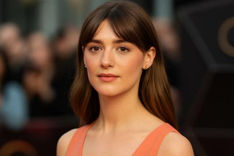 Дейзи Эдгар-Джонс представила макияж в стиле Soft Focus Tonal Beauty на премьере в Лондоне