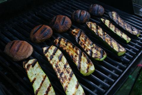 Шашлык из грибов — северный рецепт без мяса