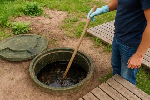 Очистка выгребной ямы