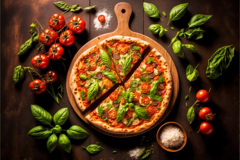 Форель и укроп — пицца на ржаном тесте раскрывает секрет вкуса