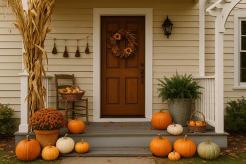 Раньше думал, что декор — лишнее, теперь не могу пройти мимо крыльца без улыбки