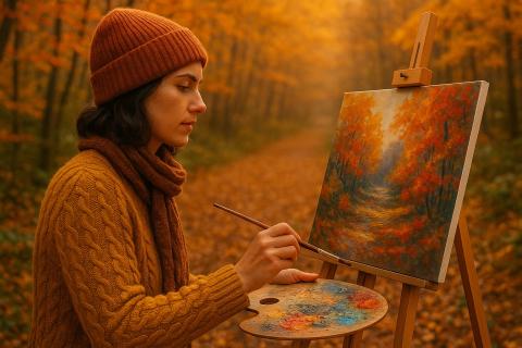 Осень пишет без кисти: как свет и тишина пробуждают вдохновение Осень пишет без кисти: как свет и тишина пробуждают вдохновение