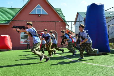 Как проходит военно-спортивная игра для сегодняшних школьников