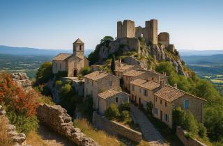 Рокамадур признали архитектурным подвигом на скале