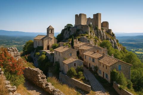 Рокамадур признали архитектурным подвигом на скале