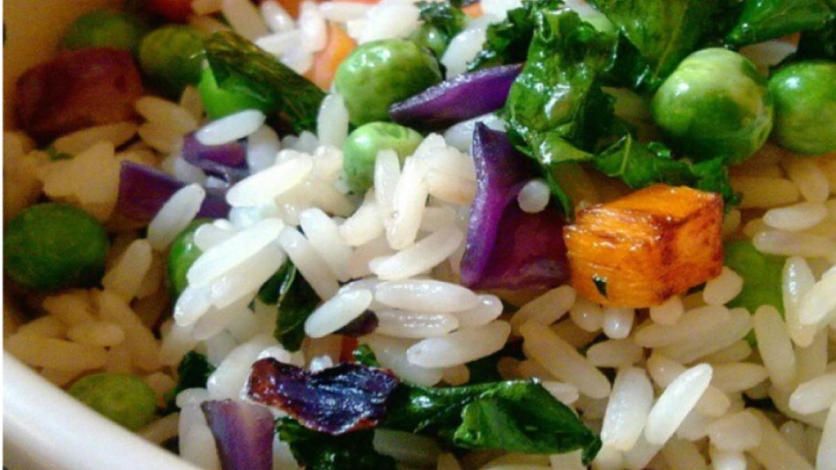 Рис и овощами