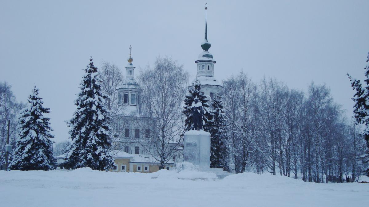Николо-Гостинская церковь зимой, Великий Устюг