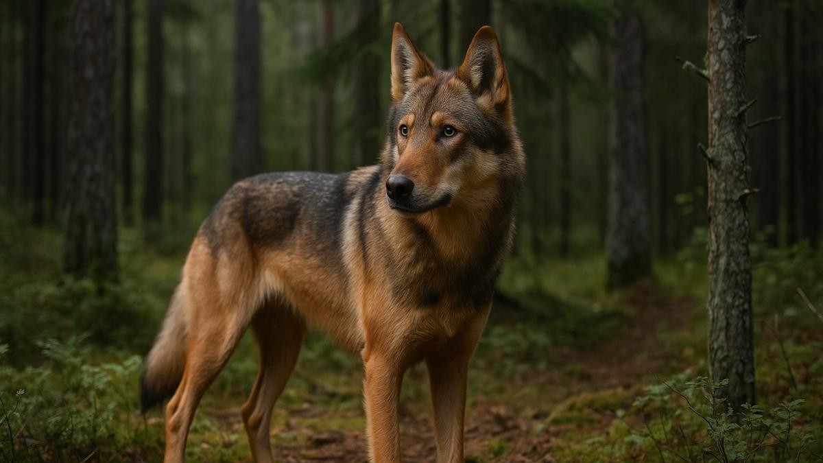 Гибрид волка и собаки