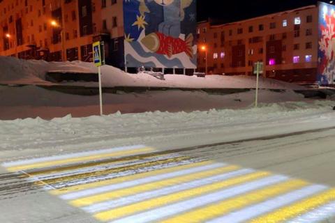 В Певеке заработали новые световые переходы — администрация МО Певек