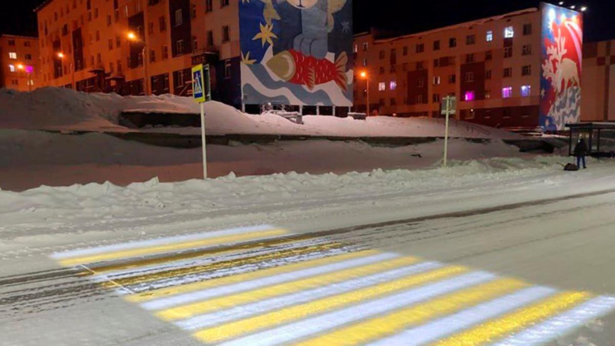 световой пешеходный переход