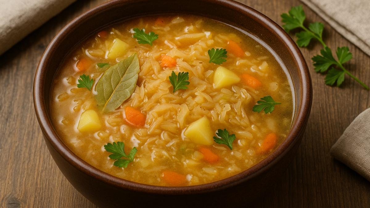 Похлёбка с квашеной капустой