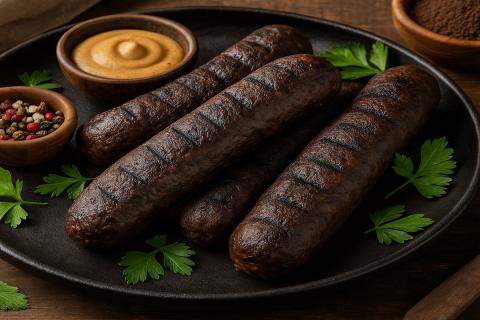 Рецепт домашних колбасок с черёмуховой мукой