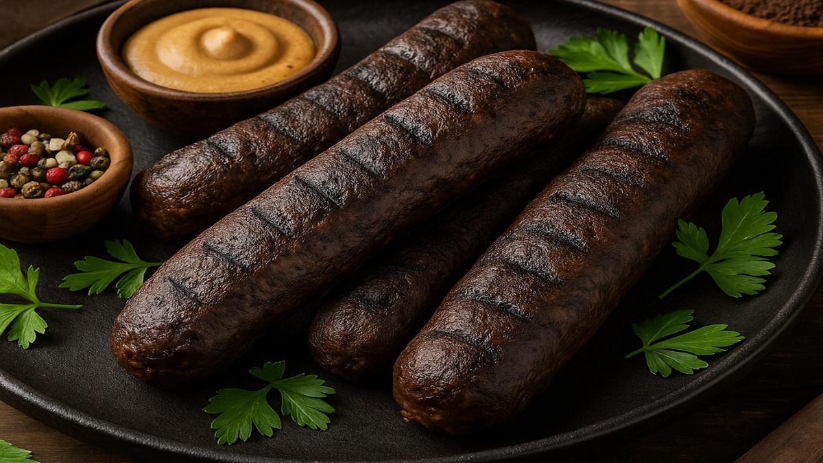 Карельские колбаски с черёмуховой мукой Карельские колбаски с черёмуховой мукой