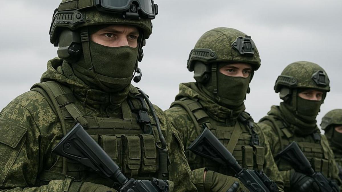 Бойцы армии РФ