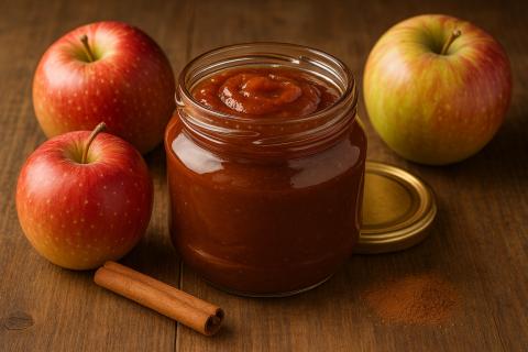 Нутрициологи рекомендуют яблочное повидло с корицей как источник клетчатки