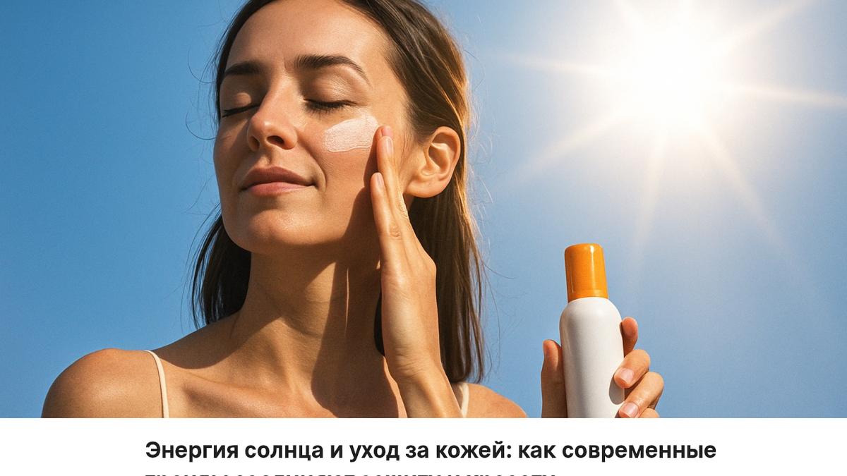 Энергия солнца и уход за кожей Энергия солнца и уход за кожей