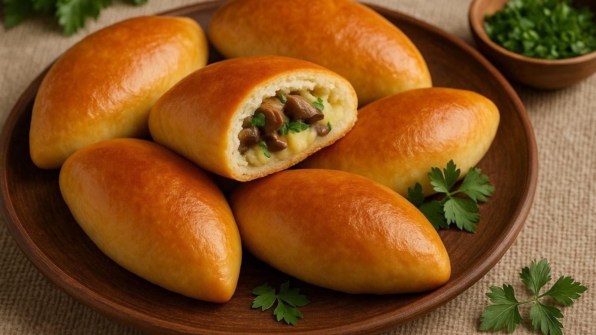 Пирожки с картошкой и грибами