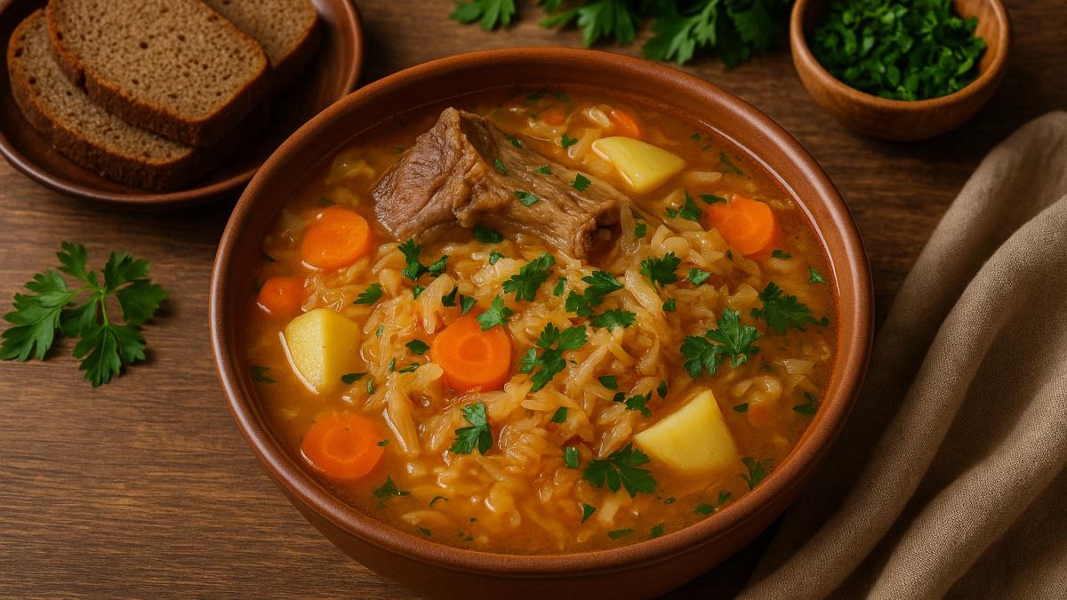 Щи из квашеной капусты Щи из квашеной капусты