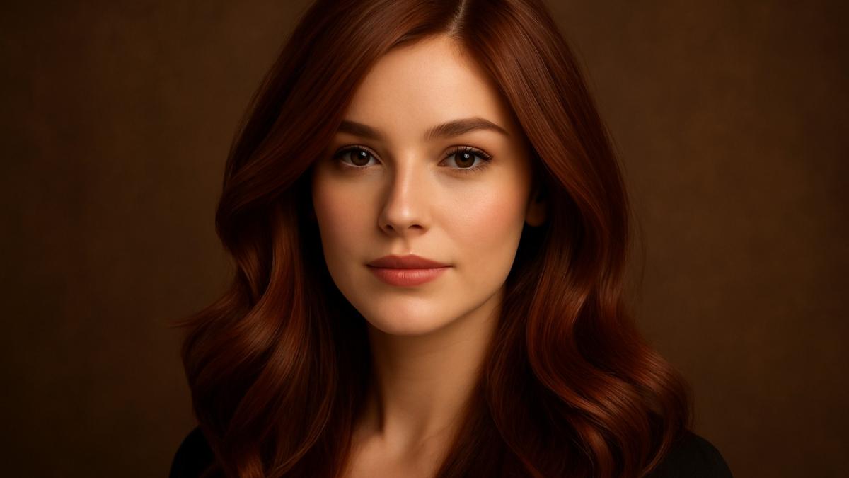 Каштановые волосы