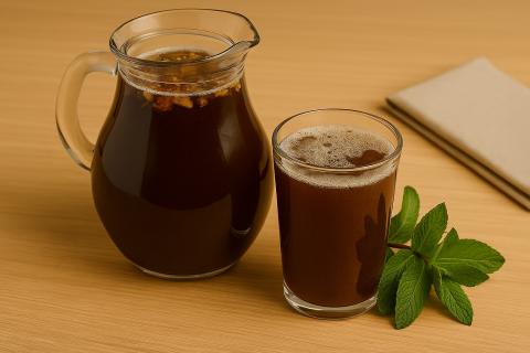 Фермеры советуют использовать свежую мяту для кваса с багульником