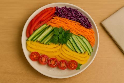 Нутрициологи рекомендуют салат Радуга как источник клетчатки и антиоксидантов