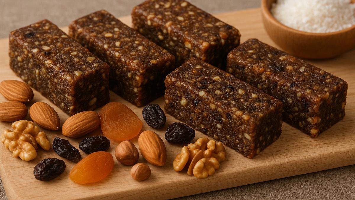 Батончики с орехами и сухофруктами