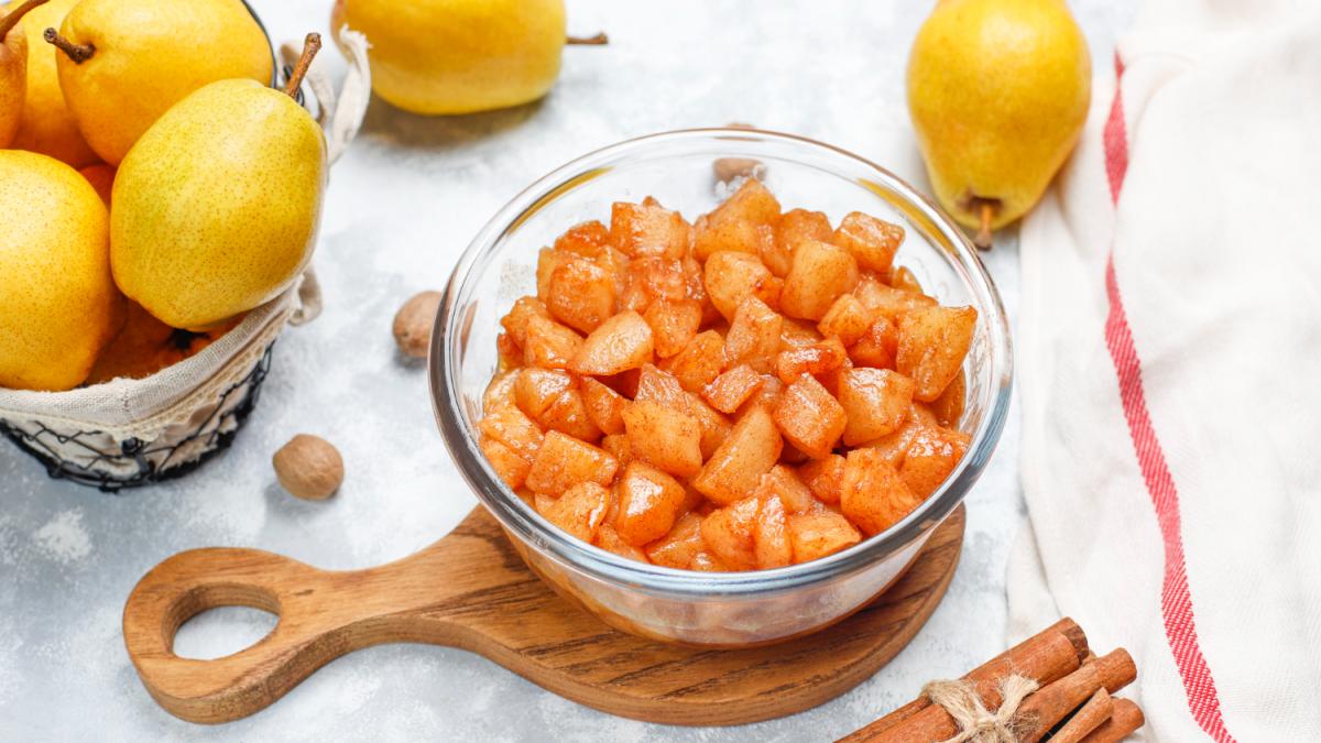 Грушевый мармелад с ванилью