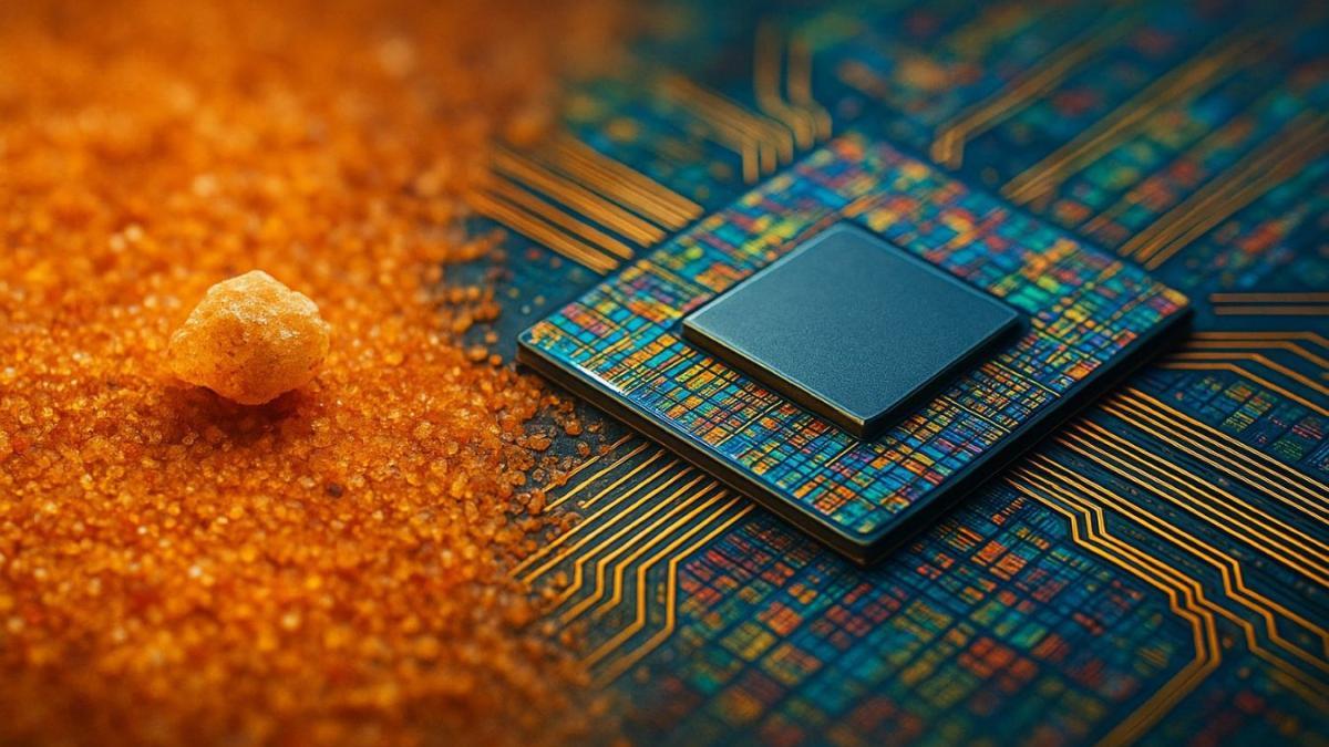 Песчинка и микрочип