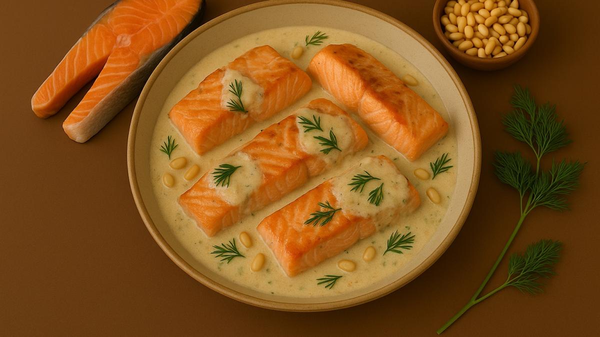 Рыба в кедровом соусе по-корякски Рыба в кедровом соусе по-корякски